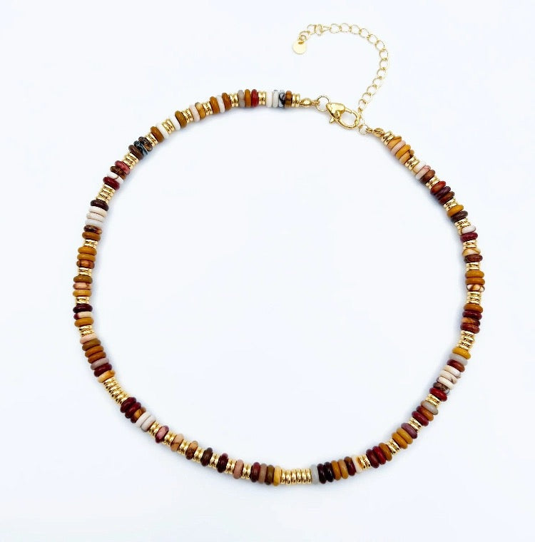 Colored Gemstone Necklace